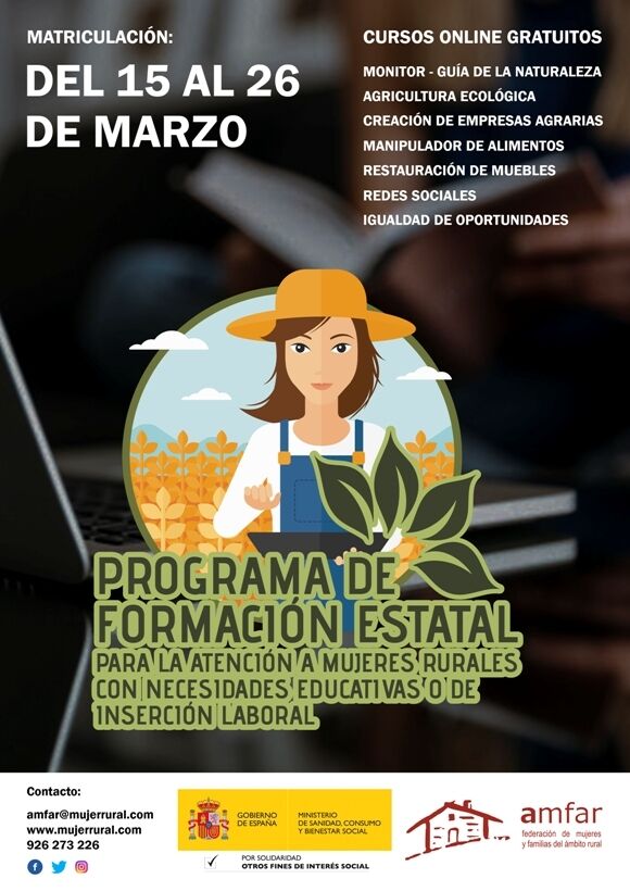 CURSOS ONLINE GRATUITOS - PARA MUJERES