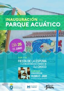 ESTRENO PARQUE DE AGUA – 26 DE JUNIO A LAS 17.30