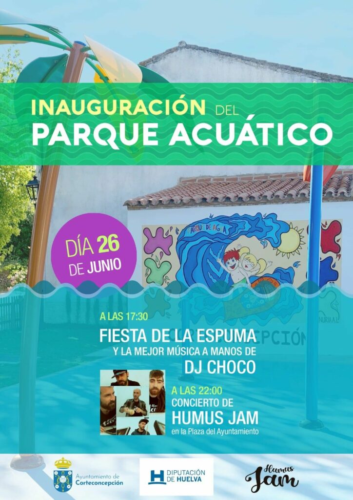 ESTRENO PARQUE DE AGUA - 26 DE JUNIO A LAS 17.30