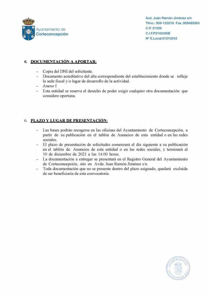 AYUDAS PARA FOMENTAR EL COMERCIO LOCAL