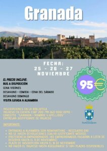 VIAJE A GRANADA – CULTURAL