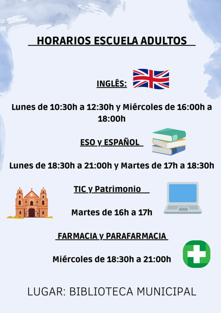 ESCUELA DE ADULTOS 22-23 - HORARIOS