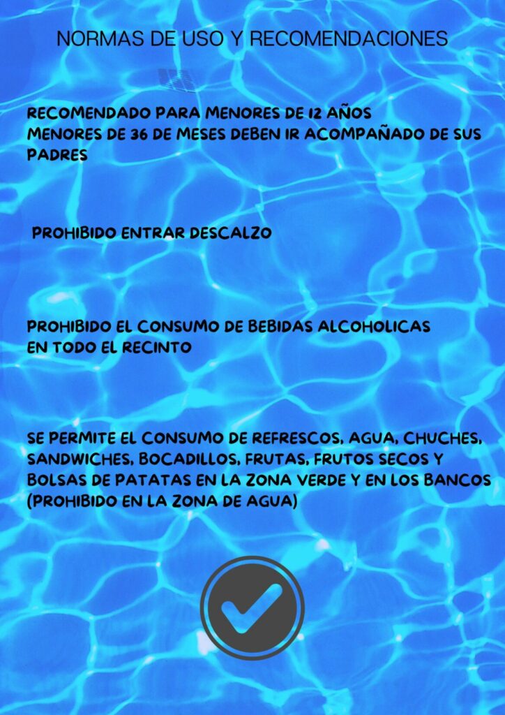 PARQUE DE AGUA - HORARIOS