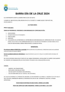 BARRA FERIA DEL LIBRO Y DÍA DE LA CRUZ