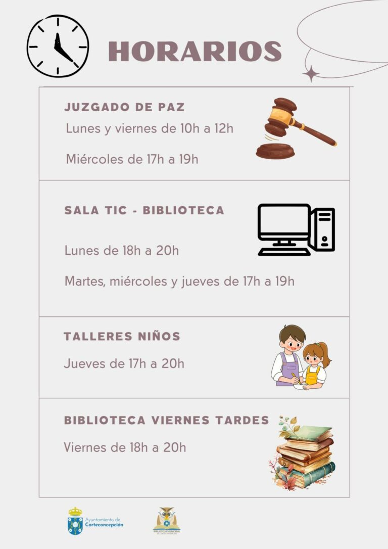 MODIFICACIÓN DE HORARIOS