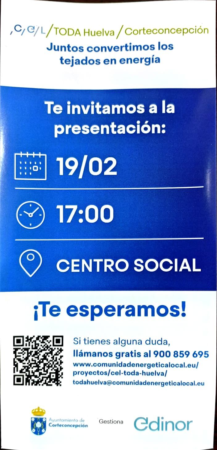 Presentación CEL HUELVA - Corteconcepción ☀️🏘️