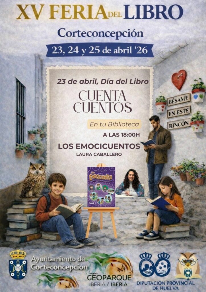 XV FERIA DEL LIBRO DE CORTECONCEPCIÓN - 23, 24 Y 25 DE ABRIL DE 2026 - PROGRAMACIÓN